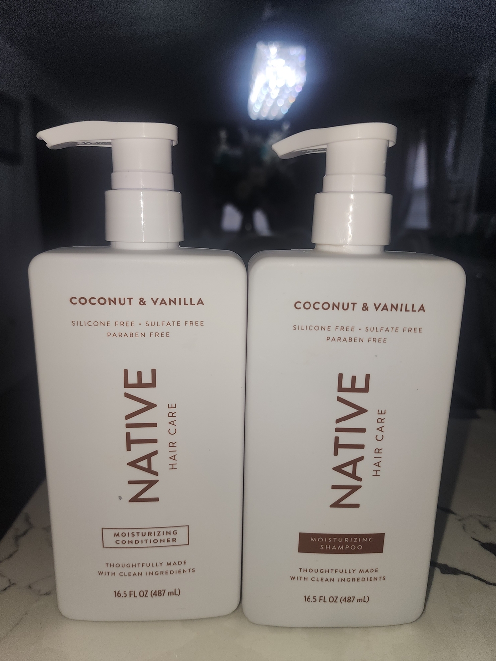 Native Coconut & Vanilla Shampoo and Conditioner Set
